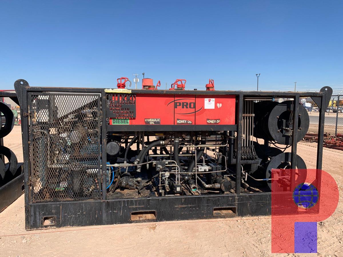 Used CHECO SKIDDED GREASE INJECTION UNIT 12’ X 7’