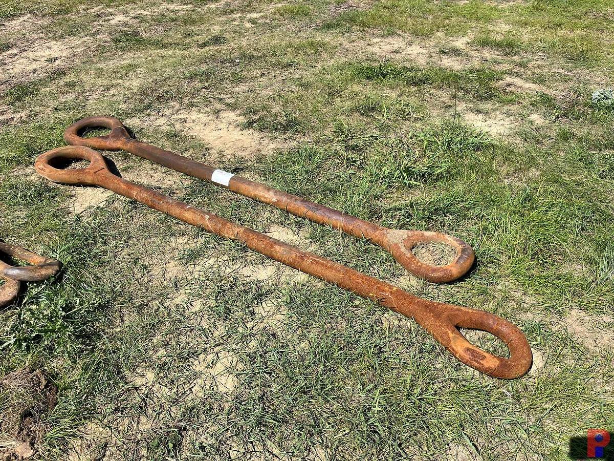 Used (2) 3-1/4” X 108” ELEVATOR LINKS