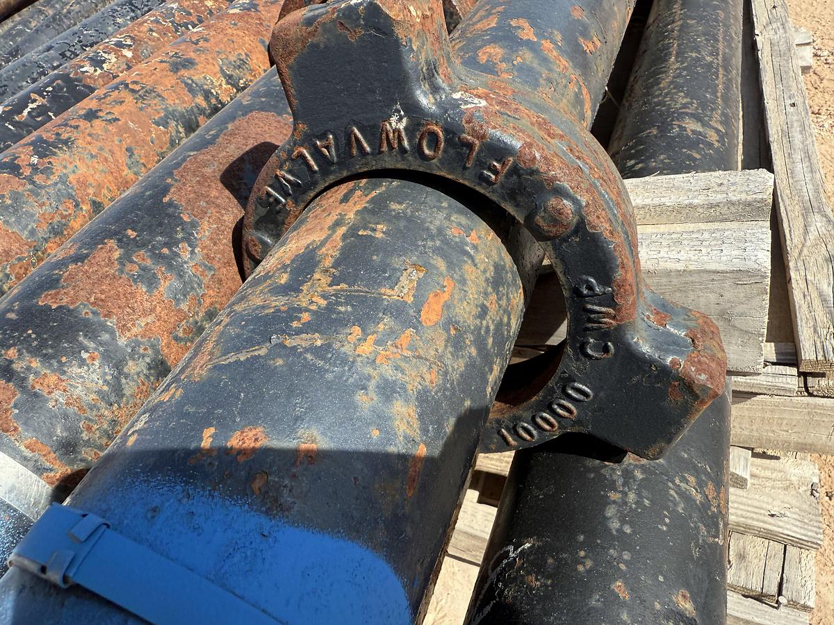 Used (18 X $) 2-BUNDLES OF 4” X 8’L FIG 1002 10K WP FLOW IRON