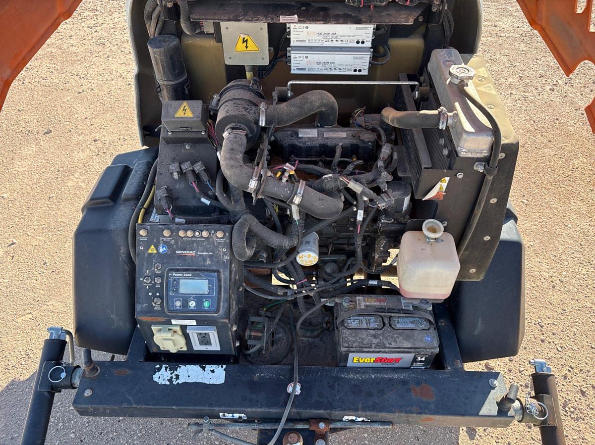 Used 2017 GENERAC MOBILE PRODUCTS MLT6SMDS 6KW S/A BUMPER PULL LIGHT TOWER