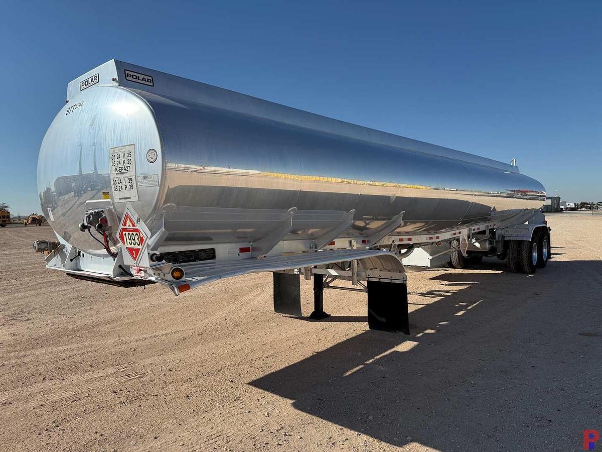 Used 2024 POLAR TANK 9,200 GAL. DOT 406AL T/A FUEL TANK TRAILER