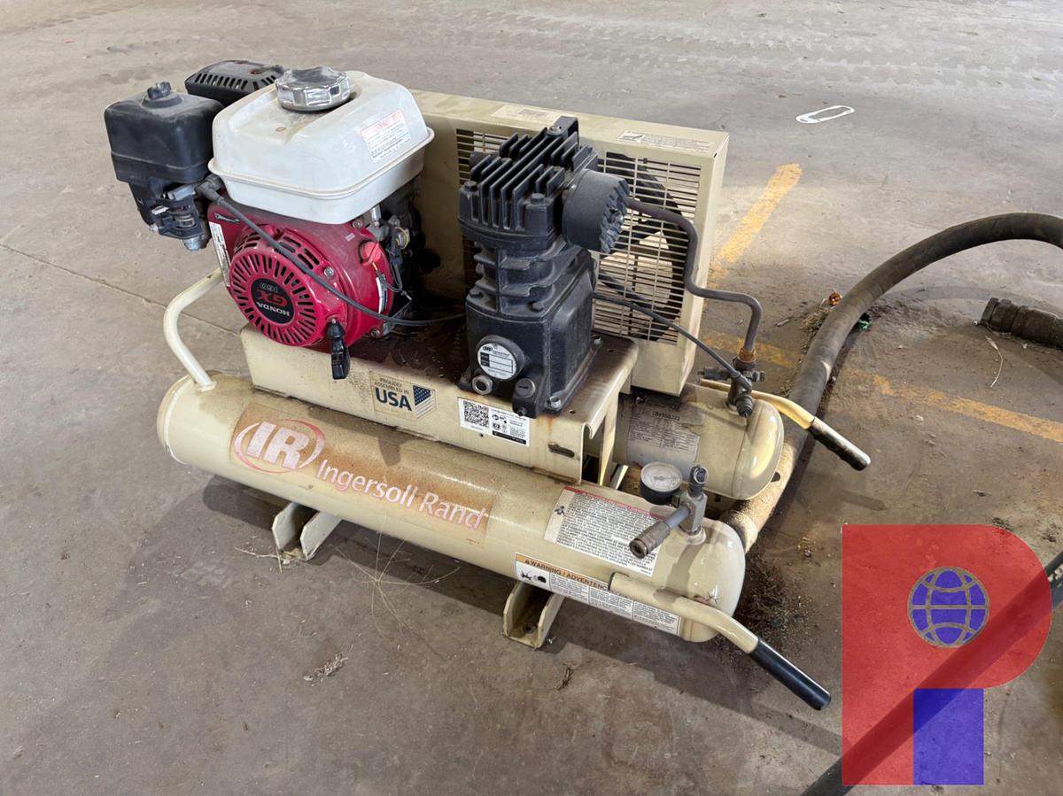 Used INGERSOLL RAND SS3 GAS POWERED AIR COMPRESSOR