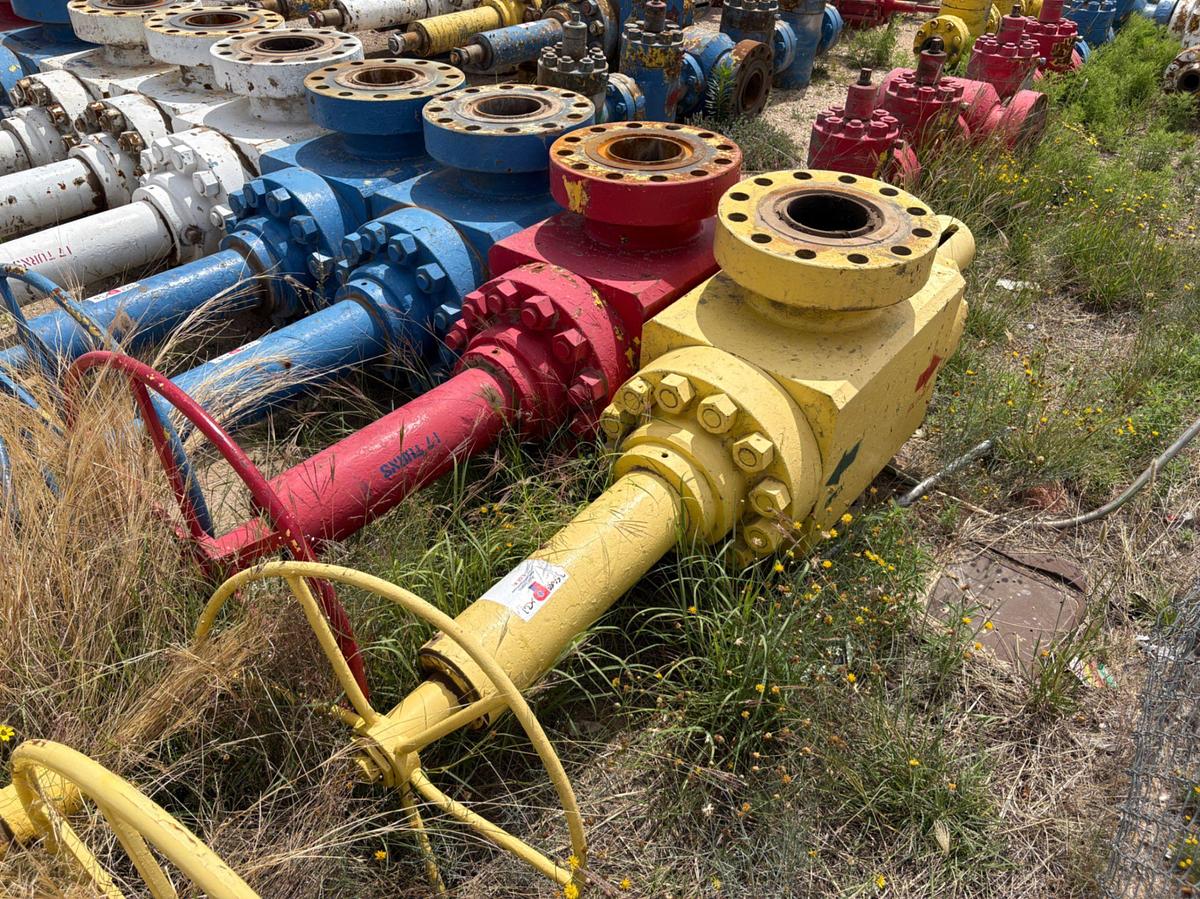 Used (3x$) (3) 7-1/16” 10k frac valves