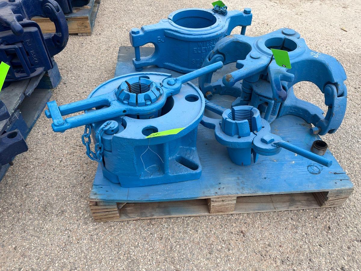 Used 100 ton manual slip bowl w/ (2) sets of slips