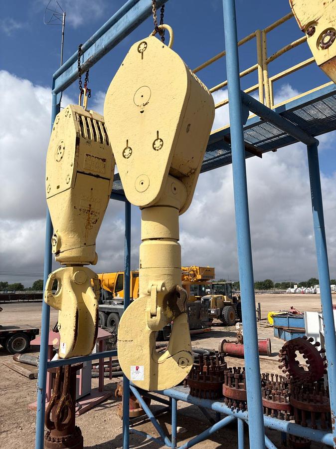 Used National 350-ton 5 sheave block
