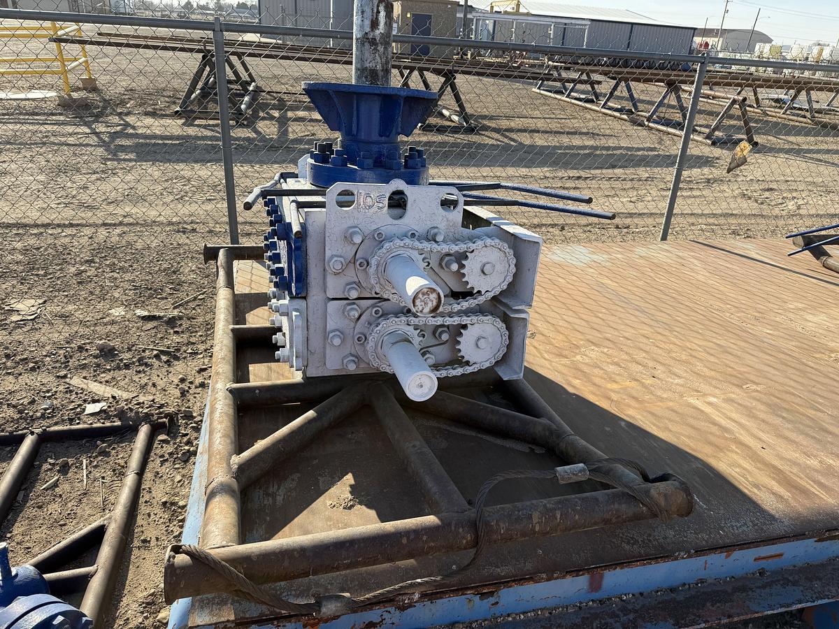 Used 7-1/16 REEDY 5M 2-3/8 DBL MANUAL BLOWOUT PREVENTER, CHARTED