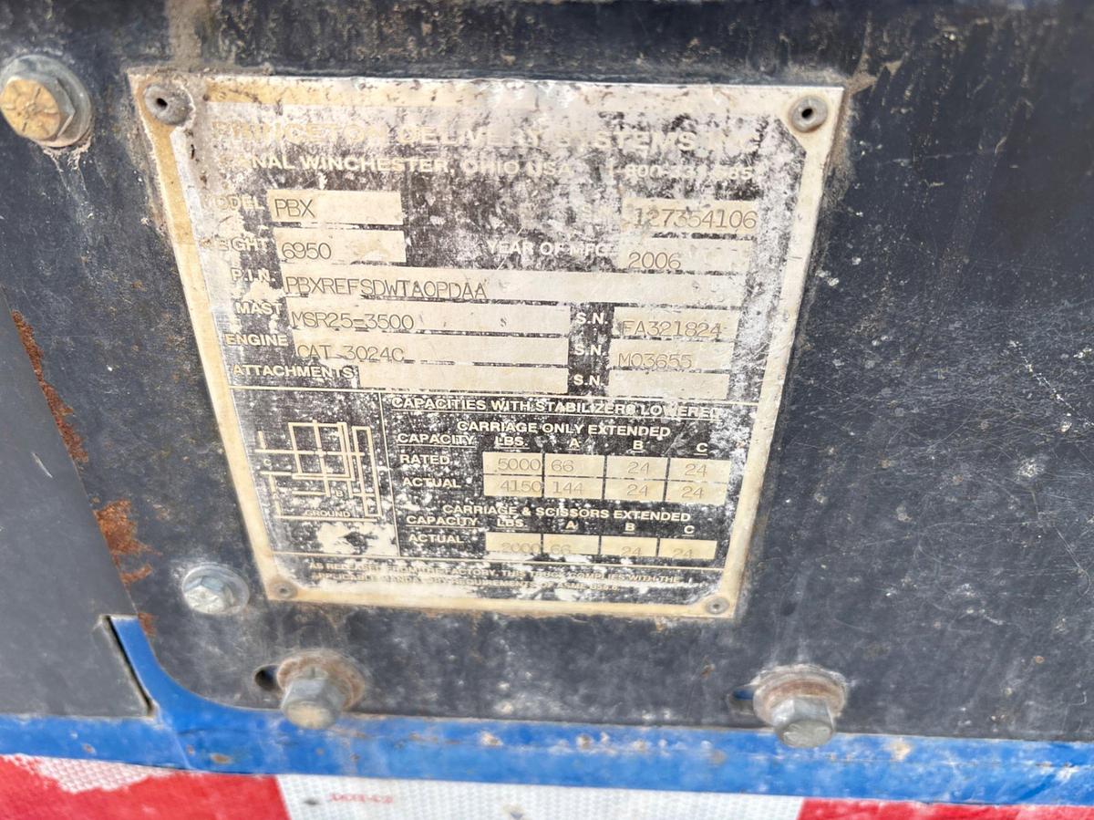 Used 2006 PRINCETON PBX 5,000LBS PIGGY-BACK FORKLIFT