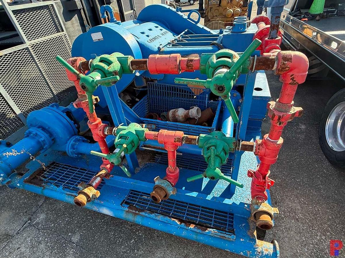 Used GARDNER DENVER PAH TRIPLEX WELL SERVICE PUMP P/B DETROIT 12V71 ALLISON TRANS.