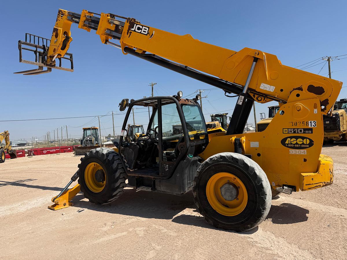 Used 2011 JCB 510-56 10,000lb telehandler forklift