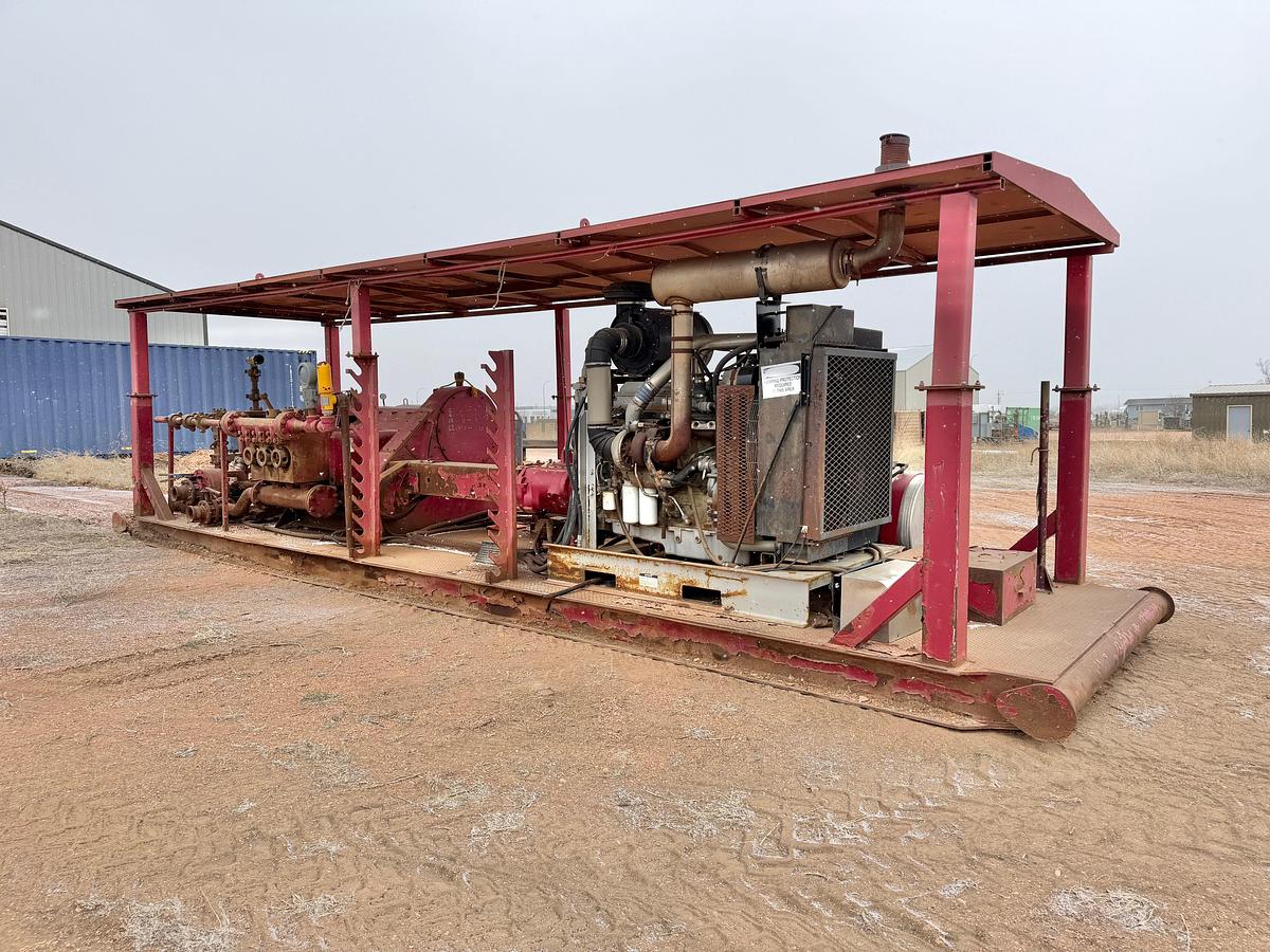 Used 2009 GARDNER DENVER PAH 10K TRIPLEX MUD PUMP