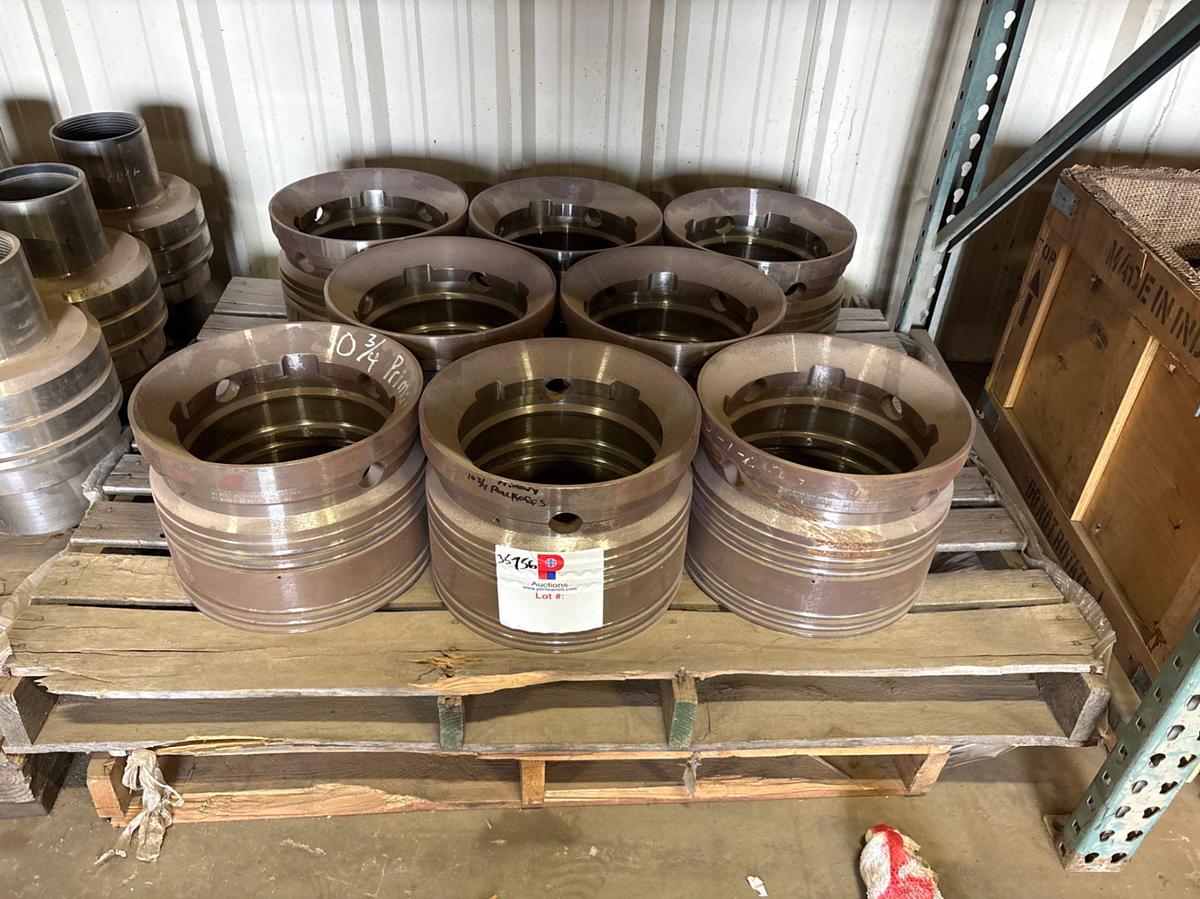 Used (8) 10-3/4” primary packoffs
