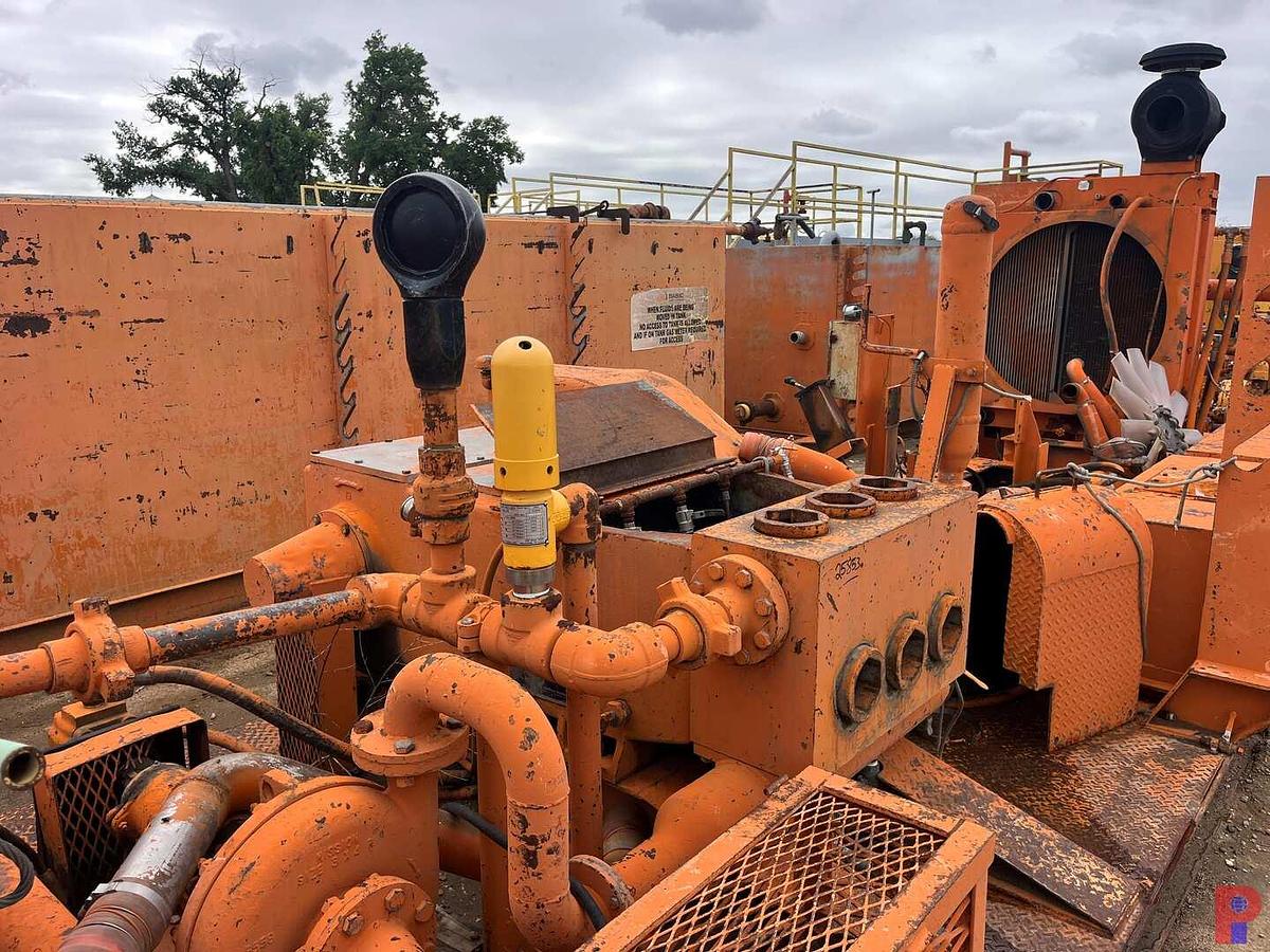 Used NATIONAL JWS-340 TRIPLEX MUD PUMP W/O POWER