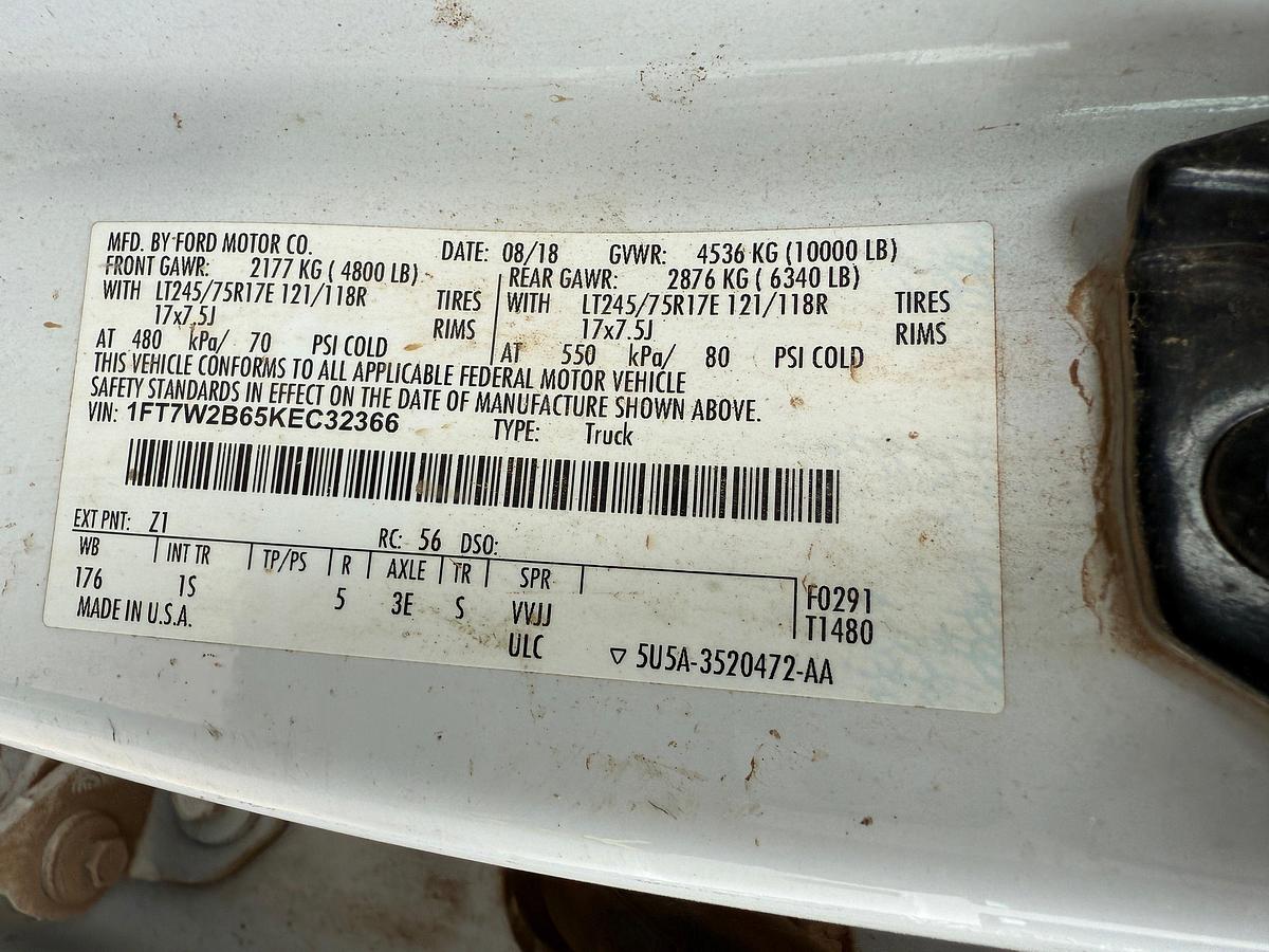 Used 2019 FORD F-250 SUPER DUTY XL 4X4 CREW CAB PICKUP