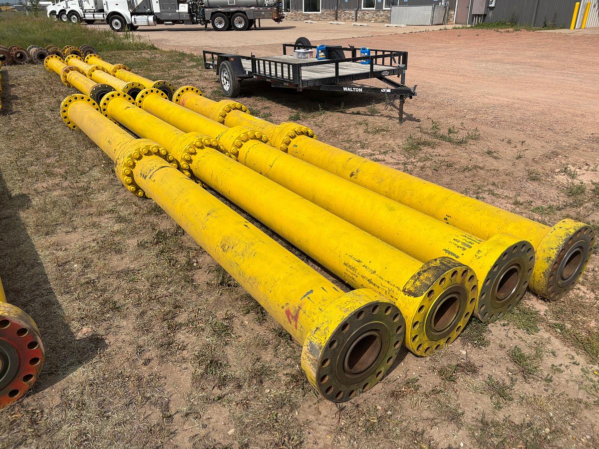 Used (7) 7-1/16” x 10’ & (2) 7-1/16” x 5’ spacer spools
