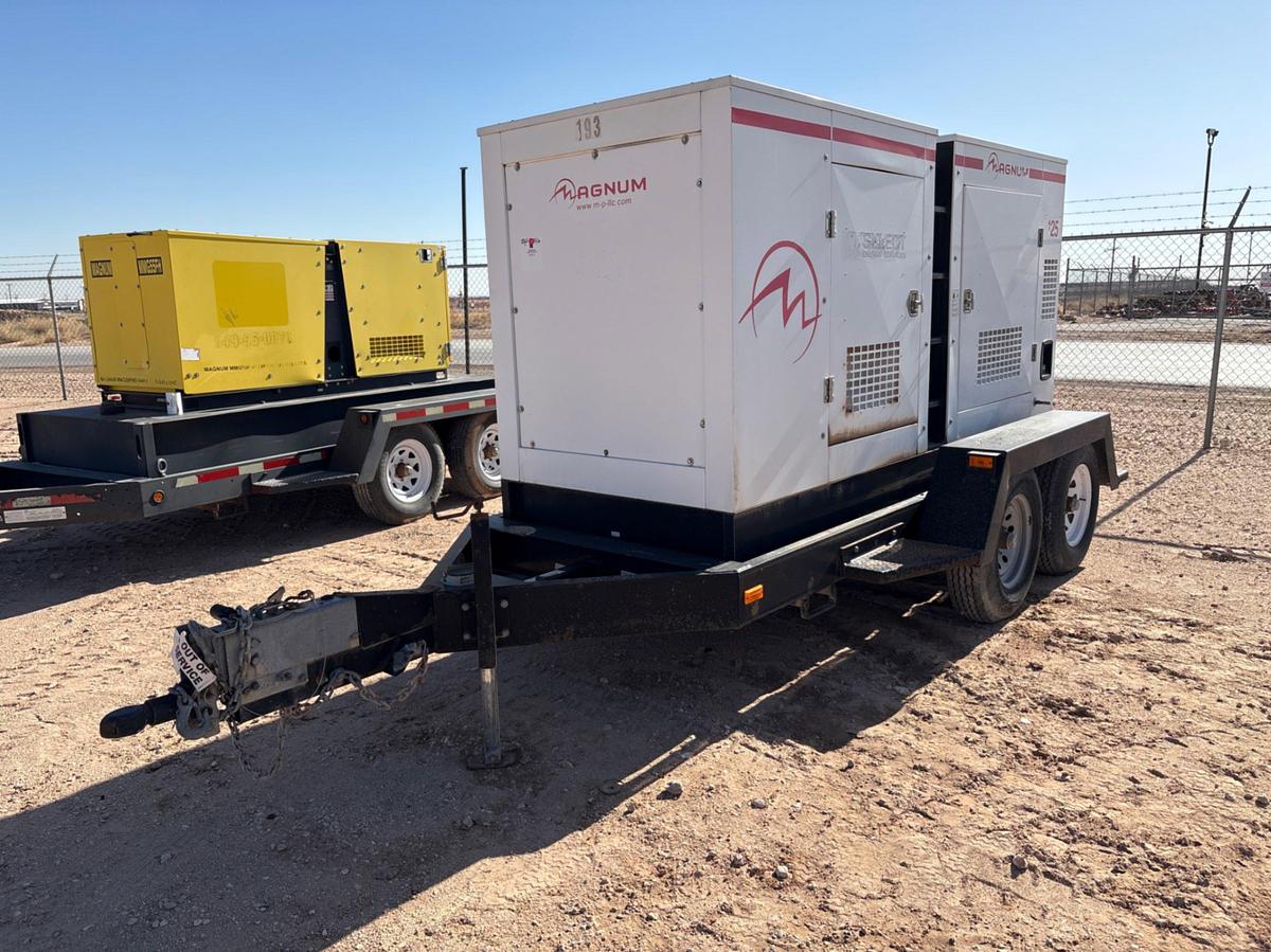 Used 2006 MAGNUM TRAILERS MMG125 T/A BUMPER PULL 90KW GENERATOR