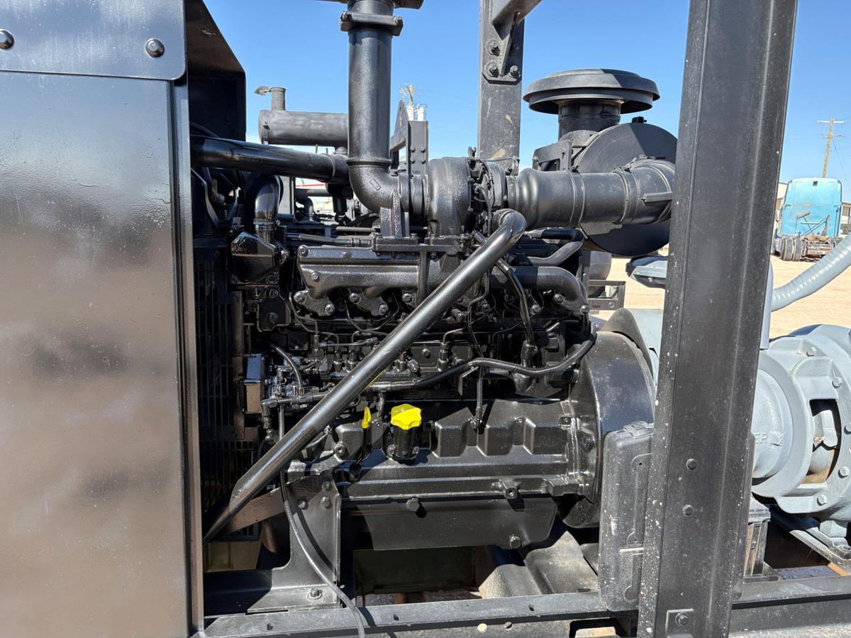 Used Pioneer prime series 6X4X17 cent pump mtd on t/a bumper pull trailer