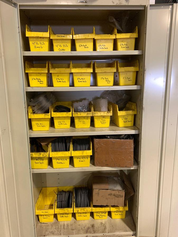 Used Cabinet and all it’s Content ( Inner Seals, Outter Seals, Seat Seals)
