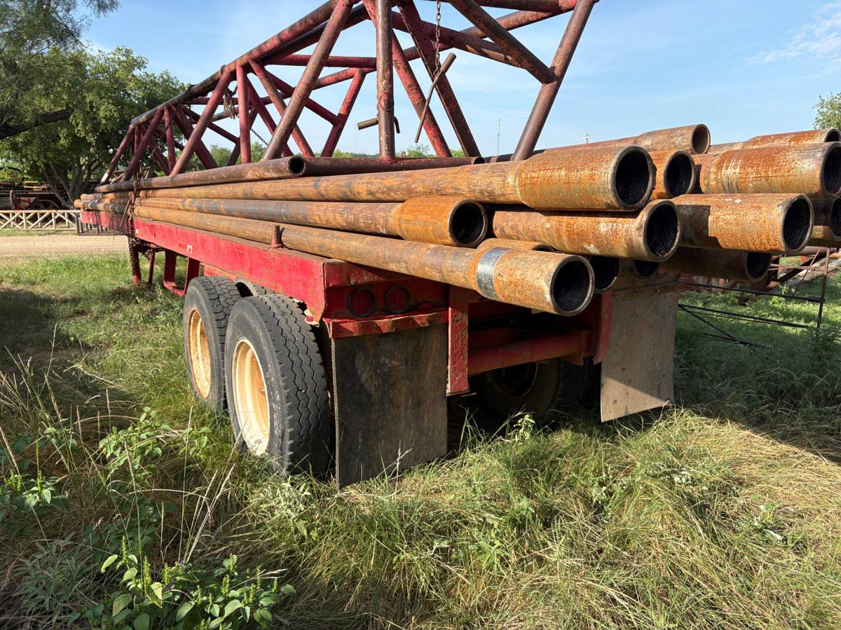 Used 40’ x 92” T/A OILFIELD FLOAT TRAILER