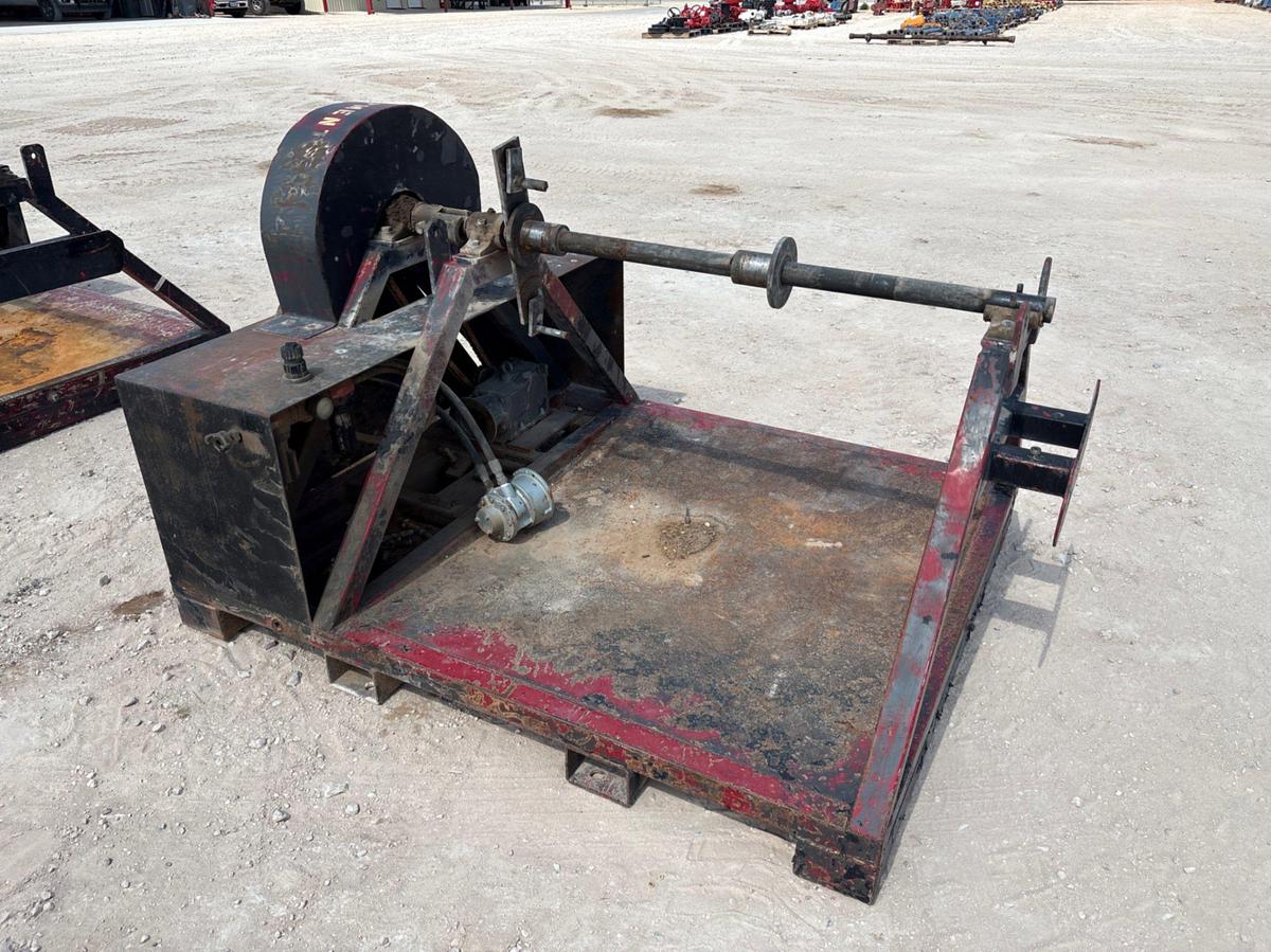 Used (3) 6’ x 5’ pneumatic powered wireline spooling skids