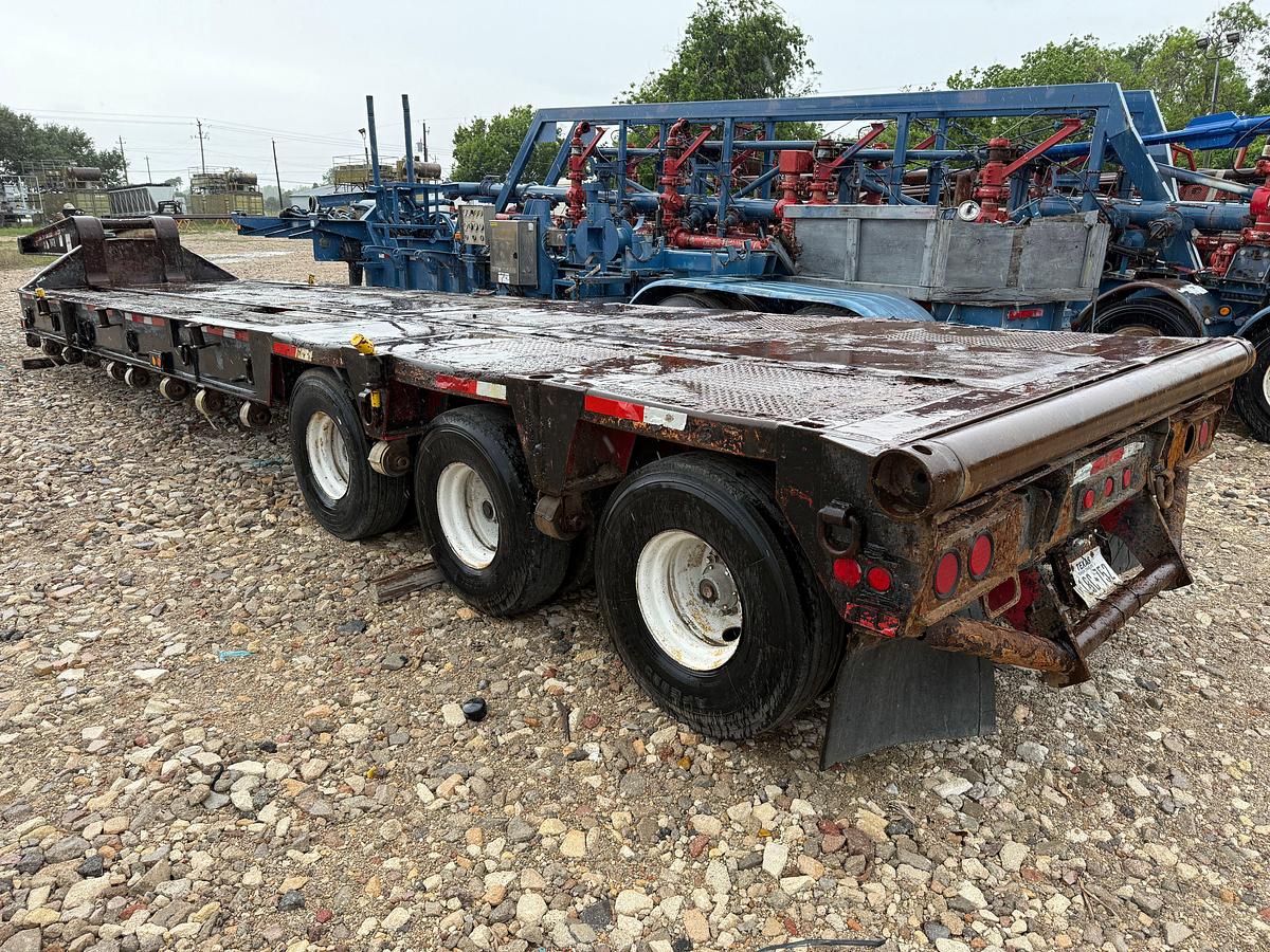 Used 1981 LUFKIN  34' X 96" 3-AXLE NARROW NECK LOWBOY TRAILER