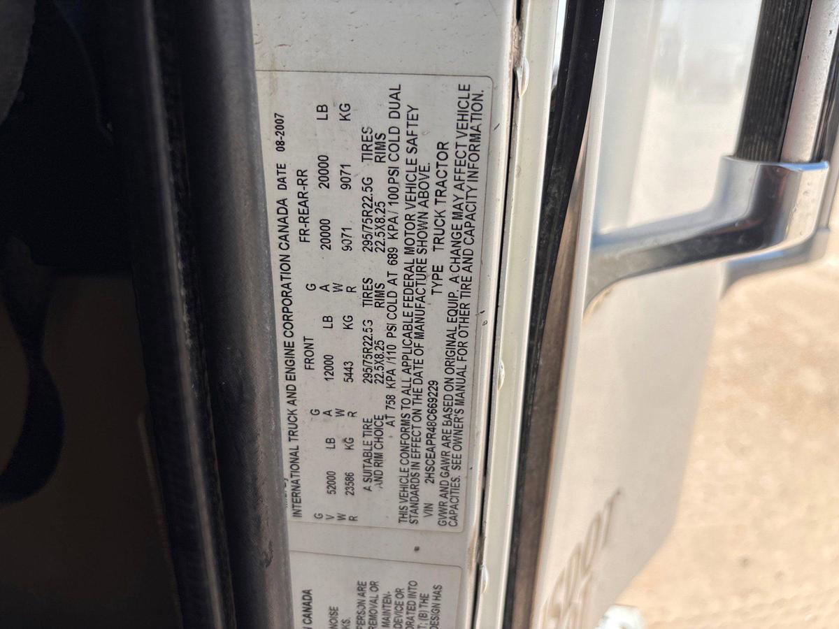 Used 2008 INTERNATIONAL 9200I T/A DAYCAB HAUL TRUCK
