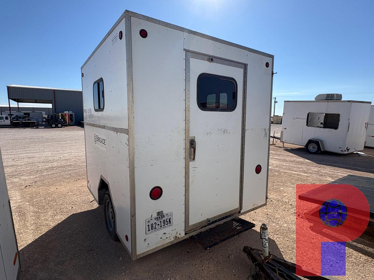 Used 2008 CARRIER TRAILER INC 8’ X 7’ S/A BUMPER PULL DOGHOUSE TRAILER