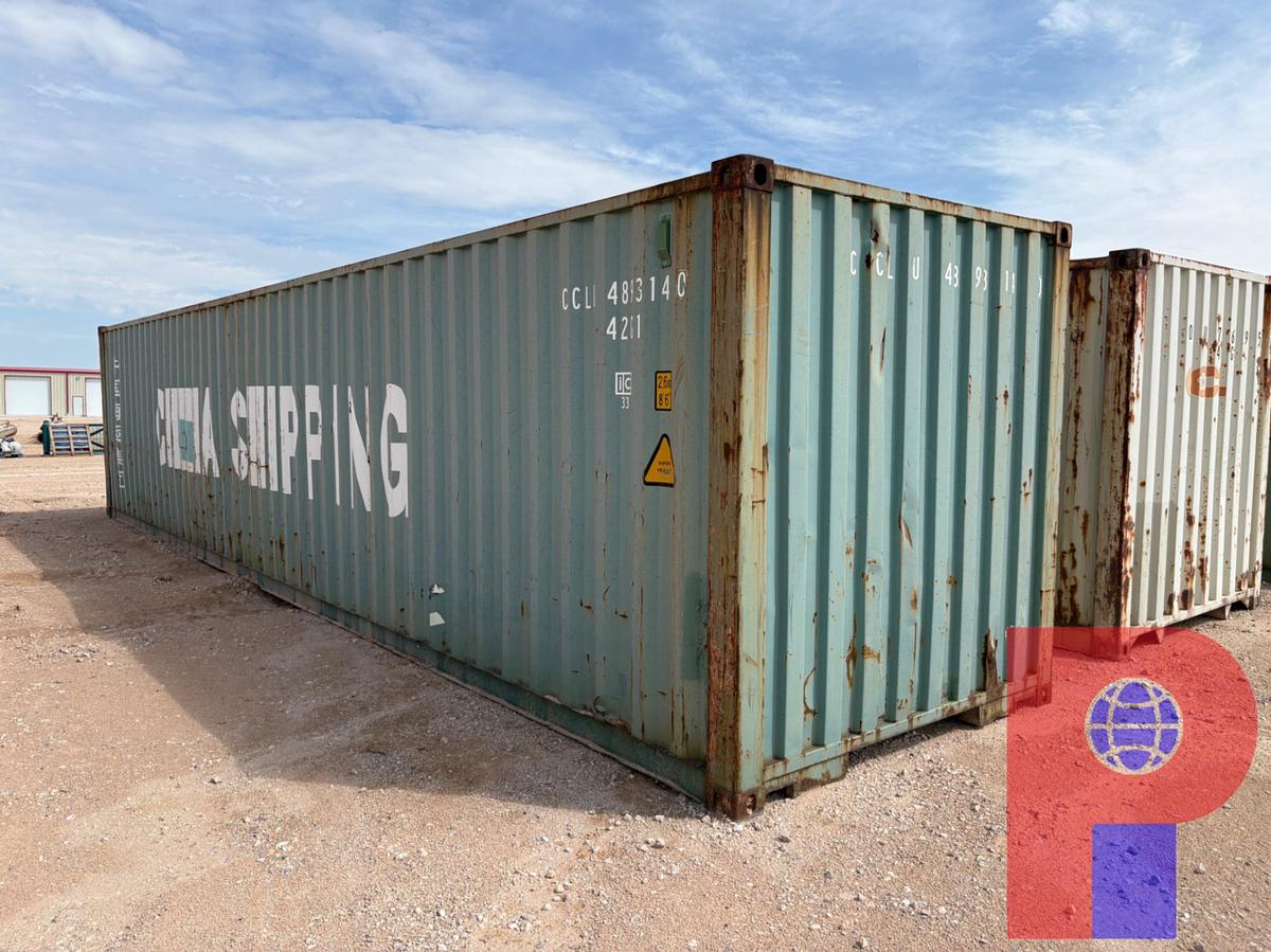Used 40’ X 8’ X 8.5’ SEA CONTAINER