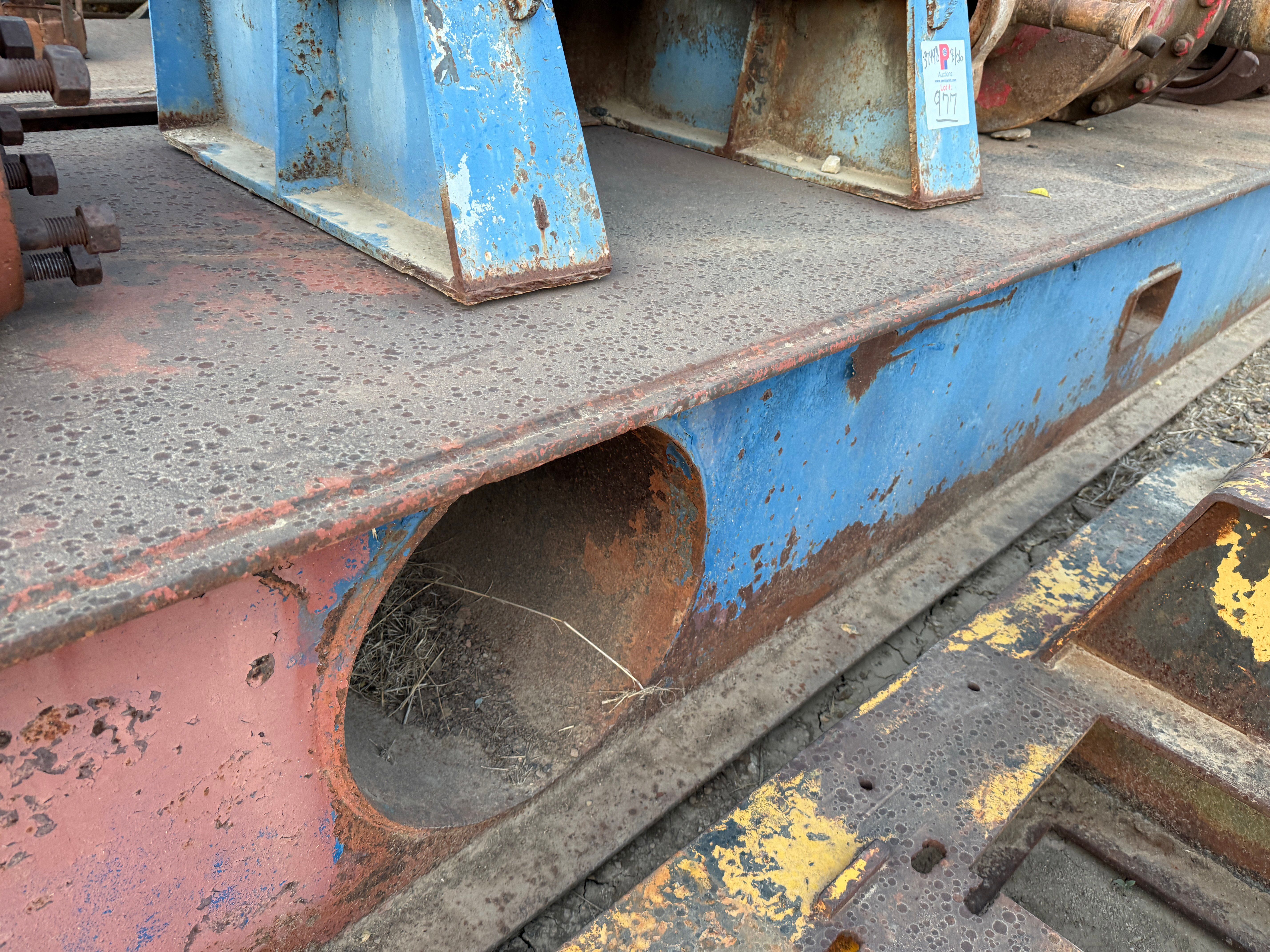 Used (2) 50’ x 4’ x 2’ PONY SUBSTRUCTURES W/ 19” UTILITY HOLE & FORK POCKETS, SKIDDED