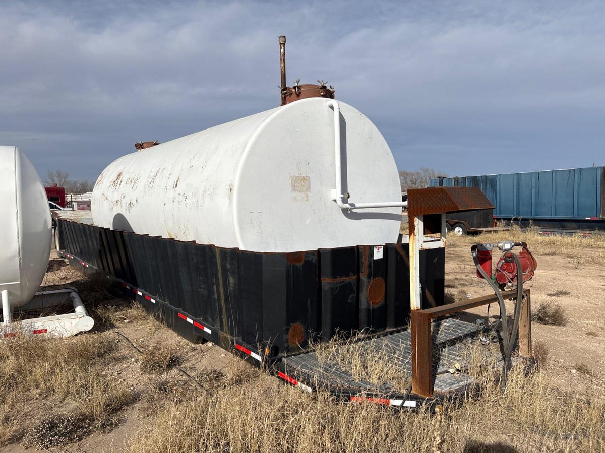 Used 23’ x 8’ fuel tank mtd in S/A portable containment tank