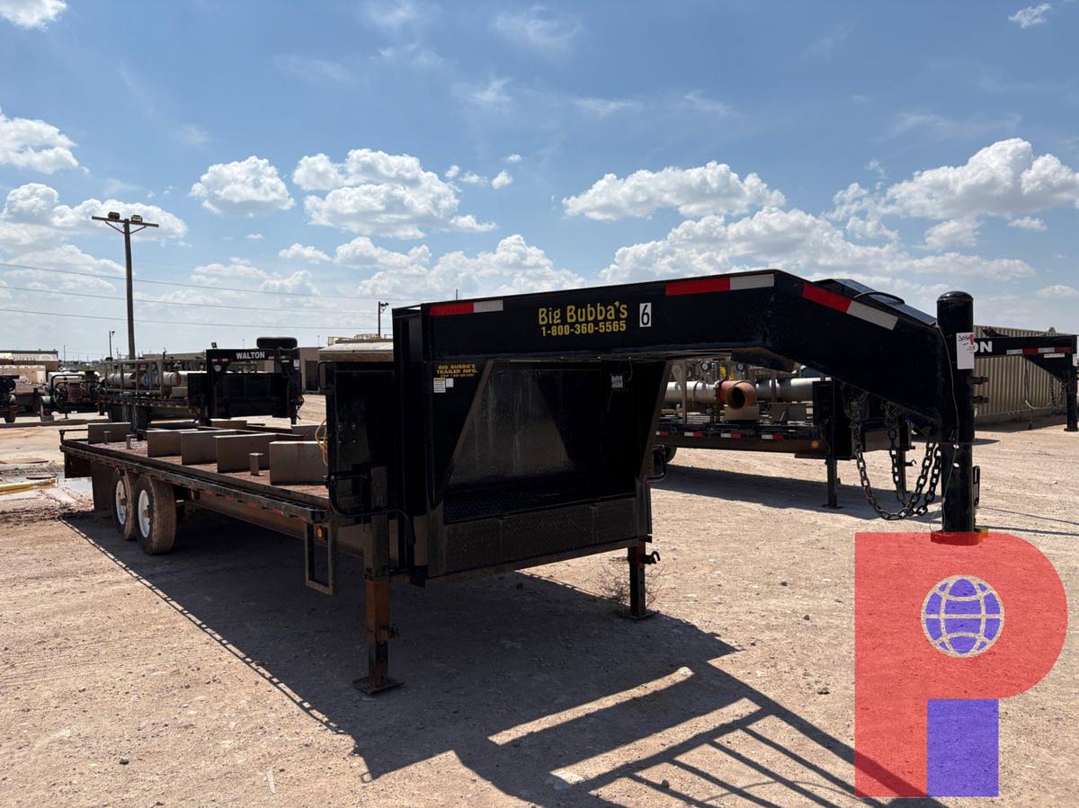 Used 2020 BIG BUBBA'S TRAILERS 24’ X 8’ T/A GOOSENECK TRAILER