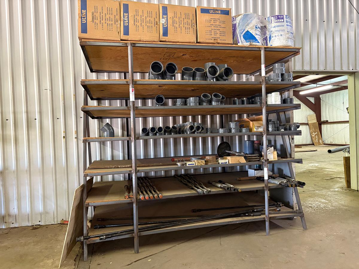 Used 8’ x 4’ x 7’ shelving unit