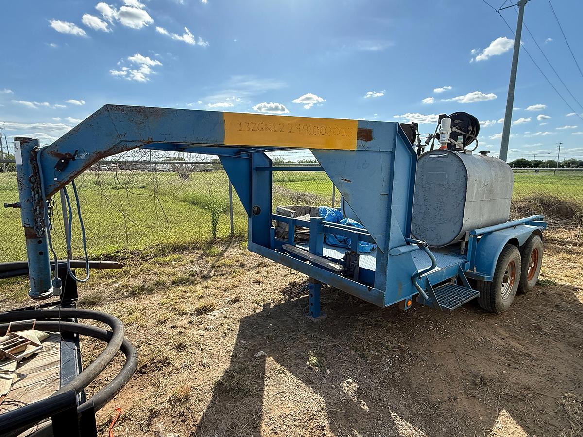 Used 2009 PARKER TRAILERS 12’ X 82” T/A FLATBED GOOSENECK TRAILER