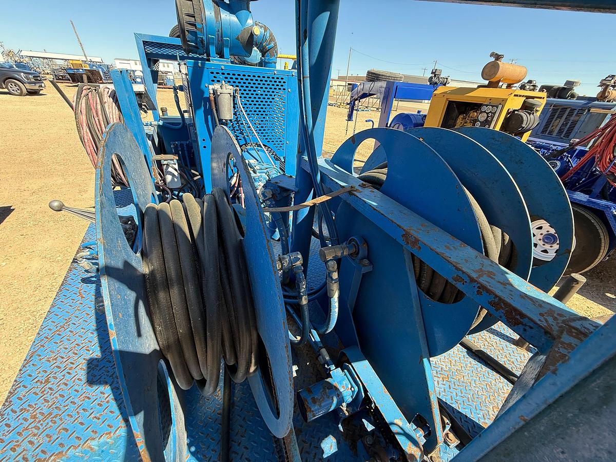 Used 2011 BOWEN S2.5 85-TON POWER SWIVEL MTD ON 2011 PRECISION PUMP T/A GOOSENECK TRAILER