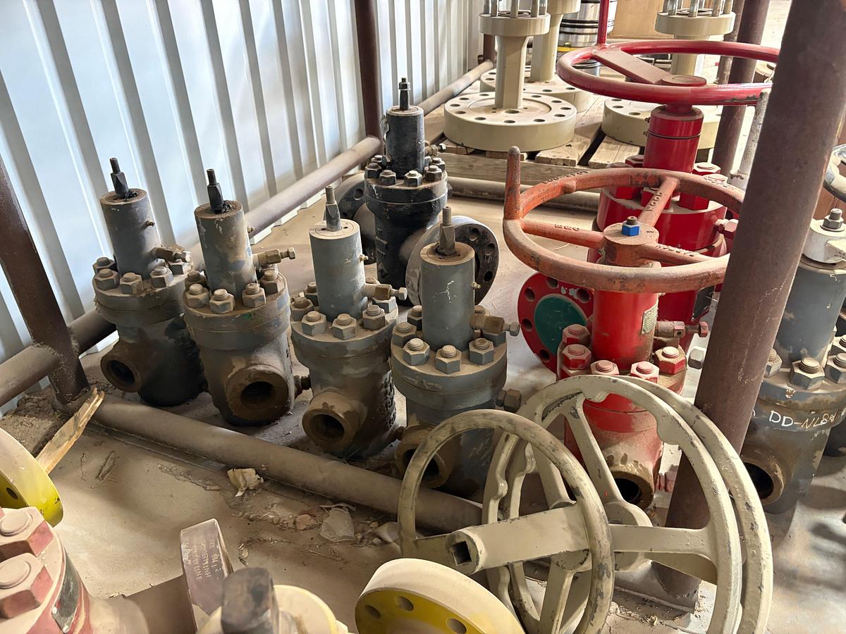 Used (10x$) (10) 2-1/16” & 2-9/16” gate valves