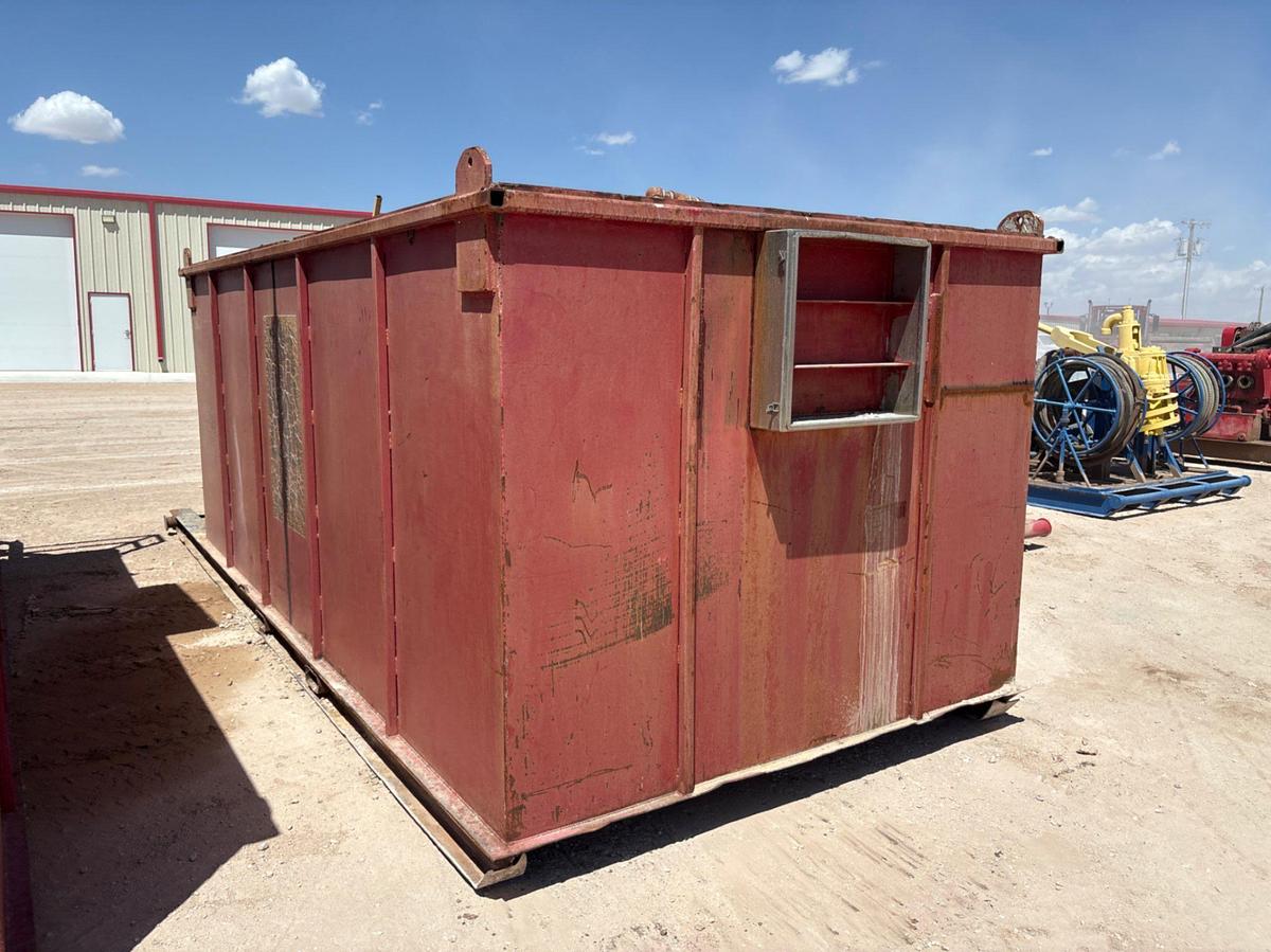 Used 16’ x 92” x 6’ open top 2-compartment tank