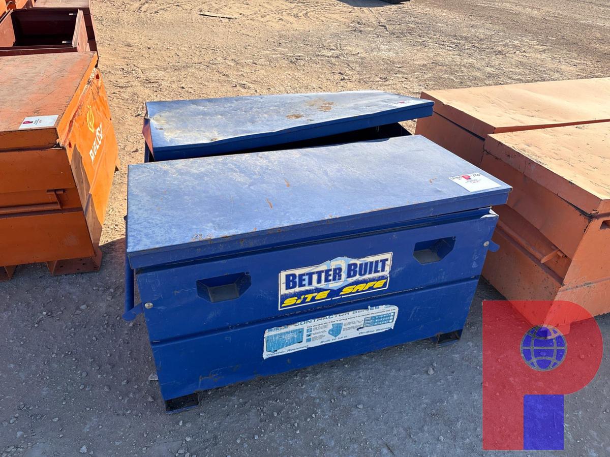 Used (2) 4’ X 2’ X 2’ JOB BOX TOOLBOXES