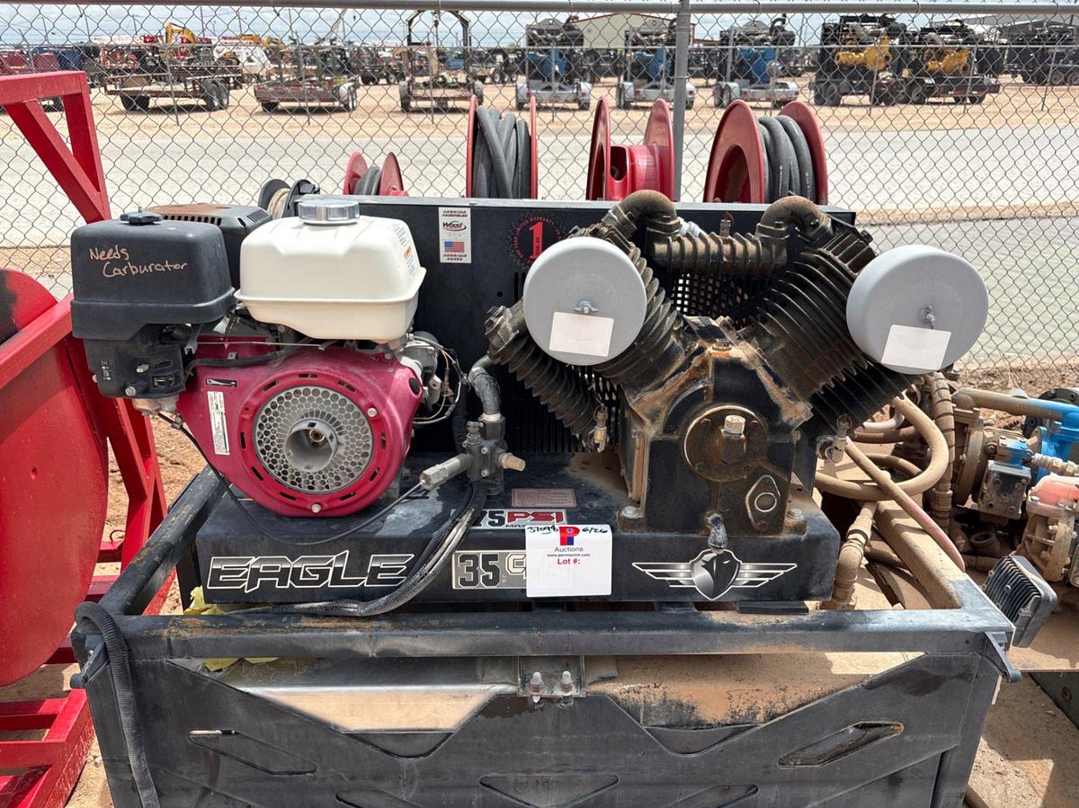 Used 6’ x 4’ pneumatic lube skid