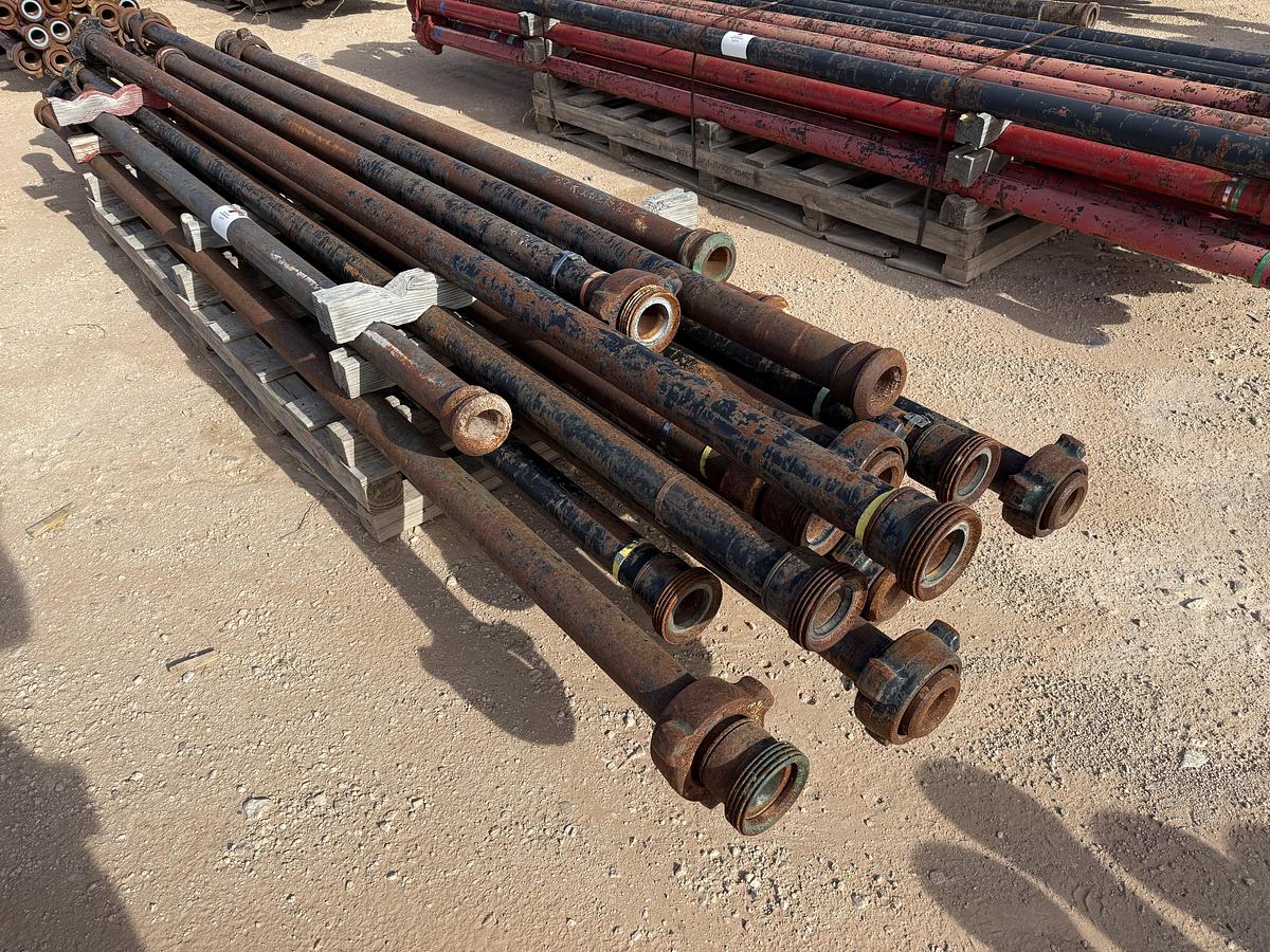 Used (17 X $) (13) 3” DIA X 15’L & (4) 10’L FIG 1502 15K WP FLOW IRON