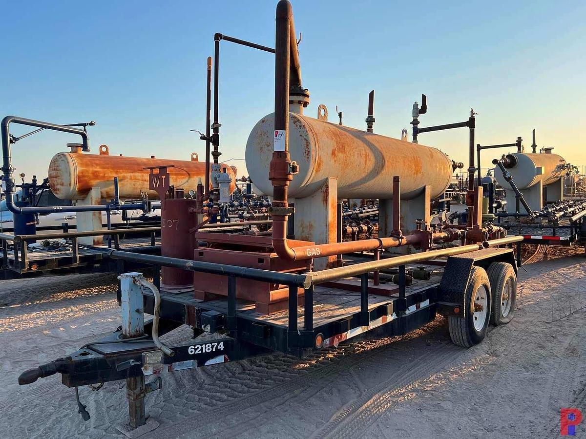 Used TRLR MTD 10’ X 30” 500PSI HORIZONTAL SEPARATOR
