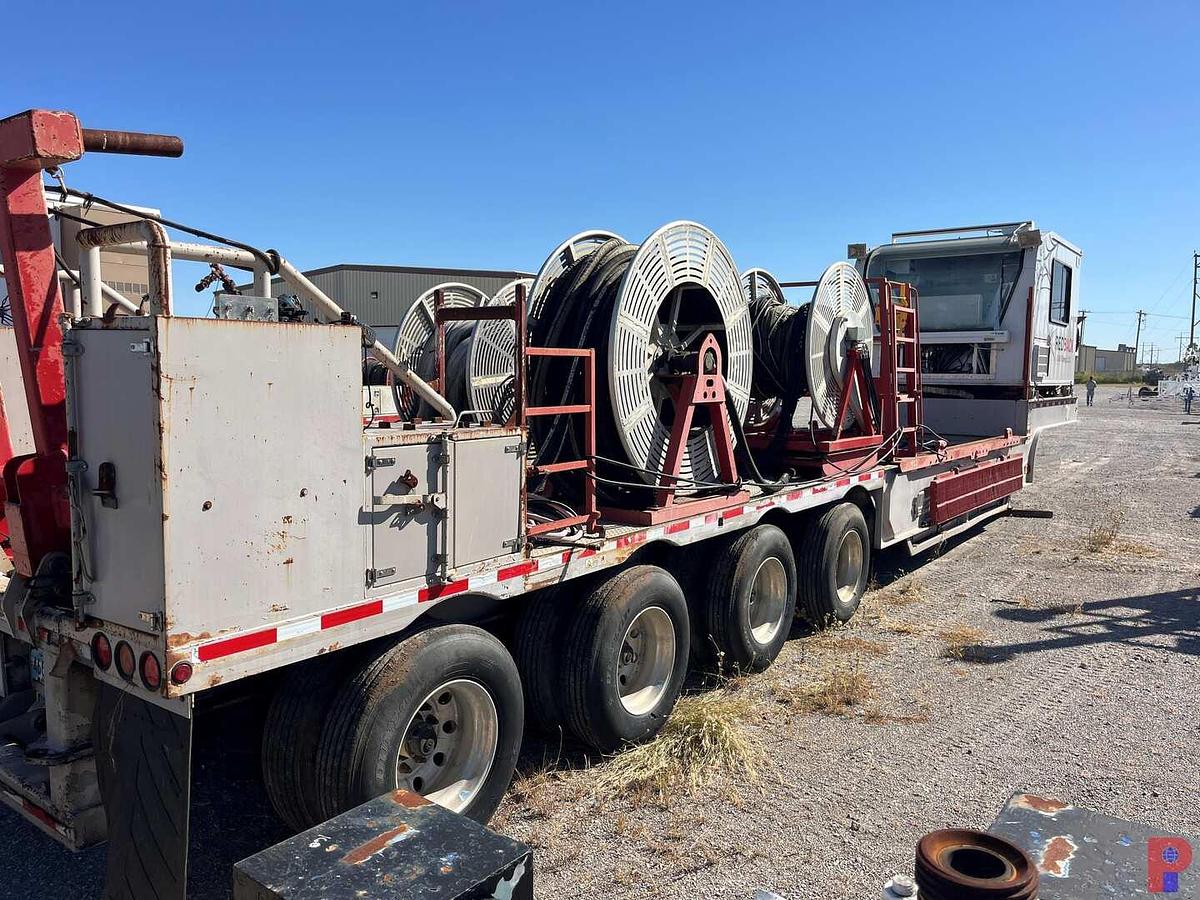 Used 2012 SERVA GROUP 54’ X 102” 4-AXLE COIL TUBING TRAILER
