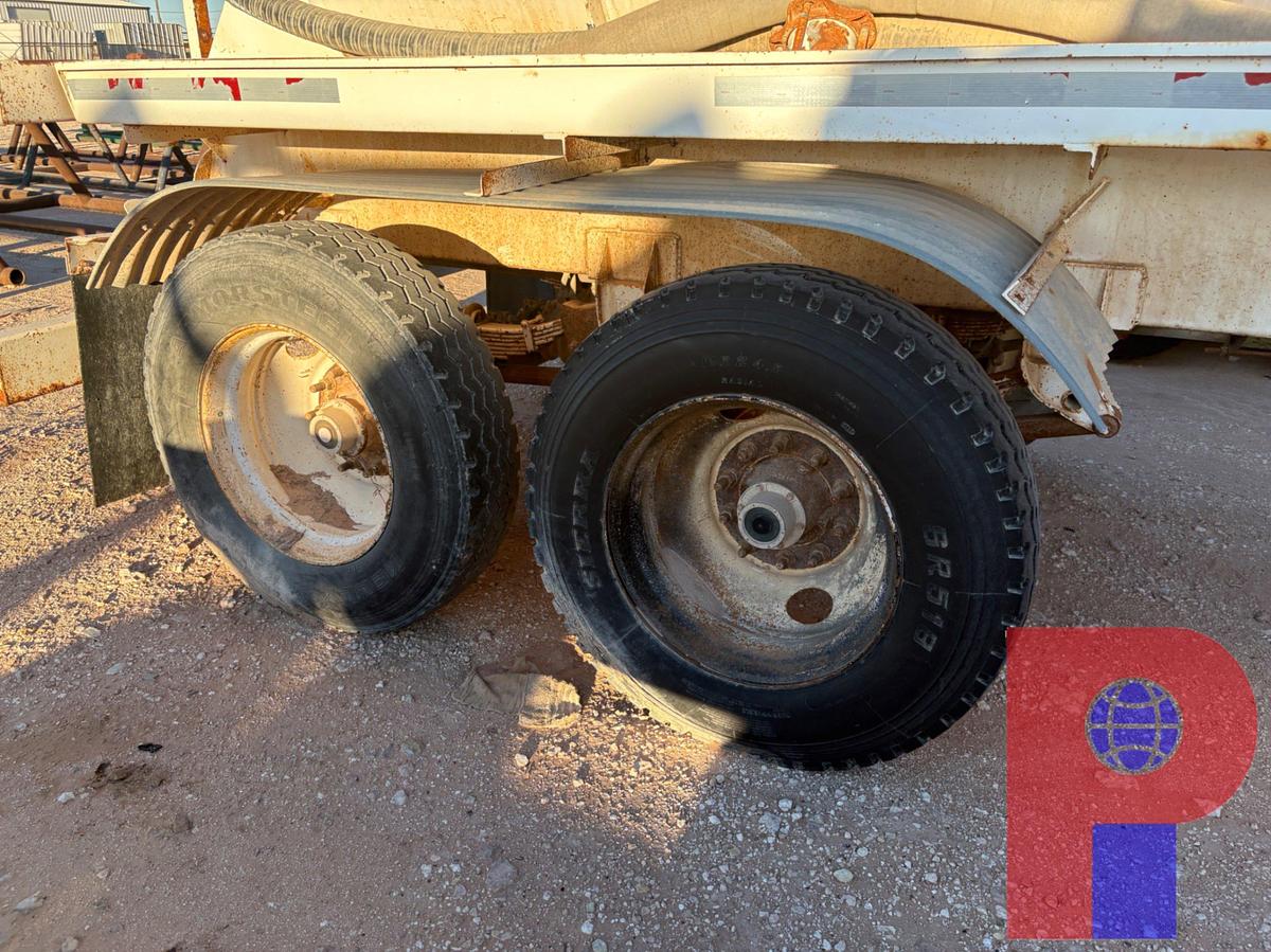 Used 2007 JACK COUNTY TANK MFG 5,460 GALLON 2-COMP. T/A FLUID TRANSPORT TRAILER