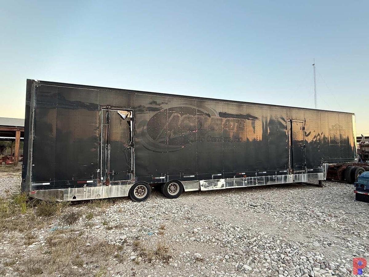 Used 53’ X 102” T/A MOVING VAN / STORAGE DROP DECK TRAILER