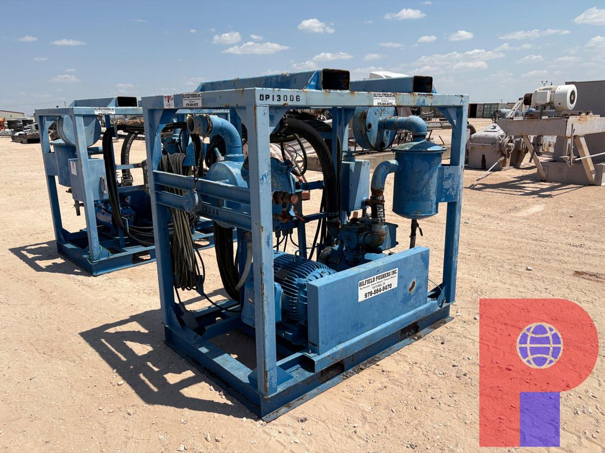 Used NATIONAL VACUUM EQUIPMENT 30HP PORTABLE VACUUM UNIT