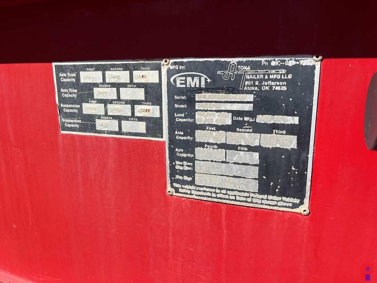 Used 2011 HYDRA RIG  53’ X 11’ 4-AXLE 2-3/8" COIL TUBING TRAILER