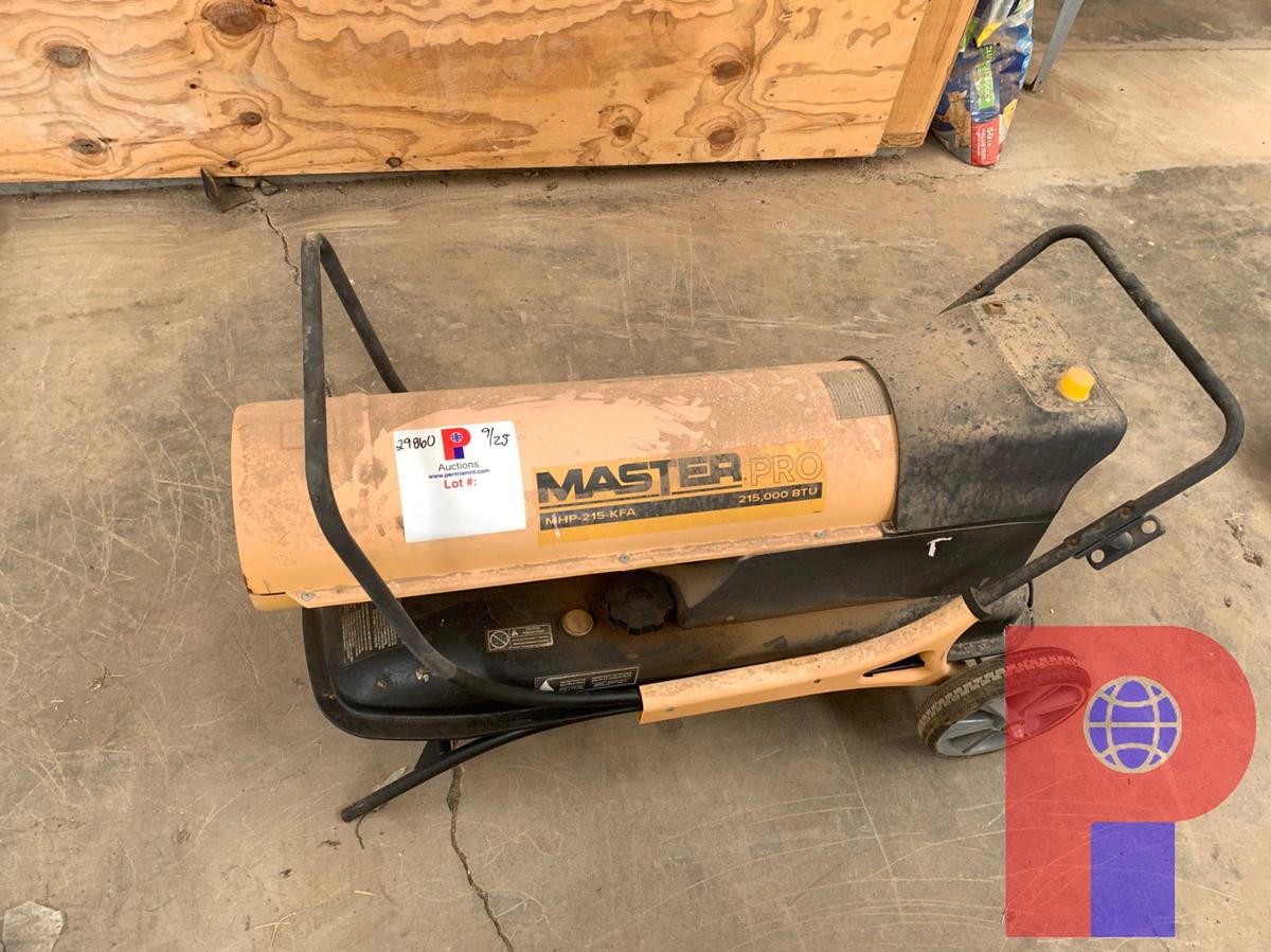 Used MASTERPRO MHP-215-KFA DIESEL/KEROSENE HEATER