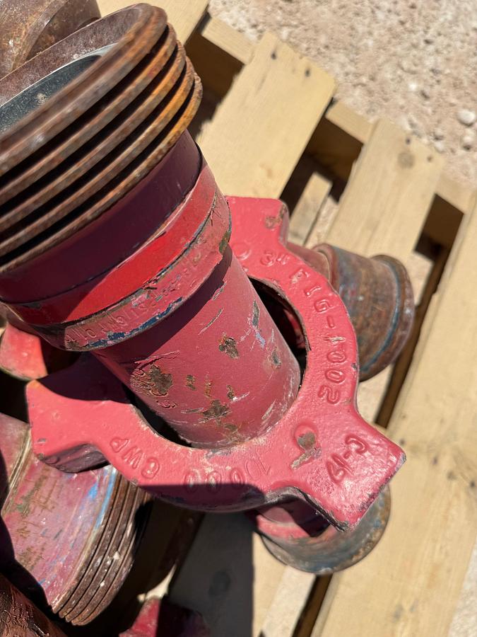 Used (10 x $) 3” x 1’L FIG 1002 10K WP FLOW IRON PUP JOINTS