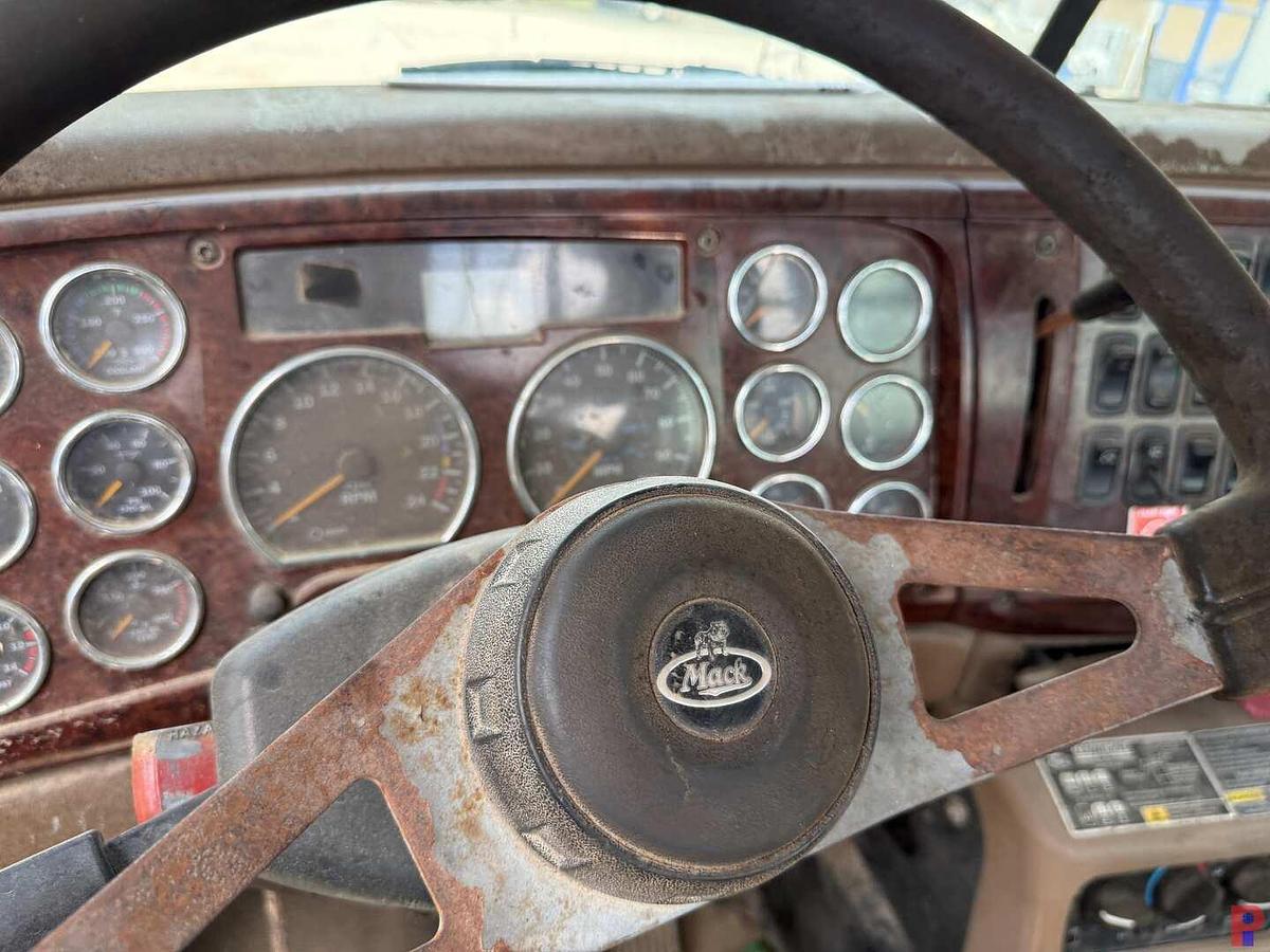 Used 2007 MACK CV713 T/A 65K GIN POLE WINCH TRUCK