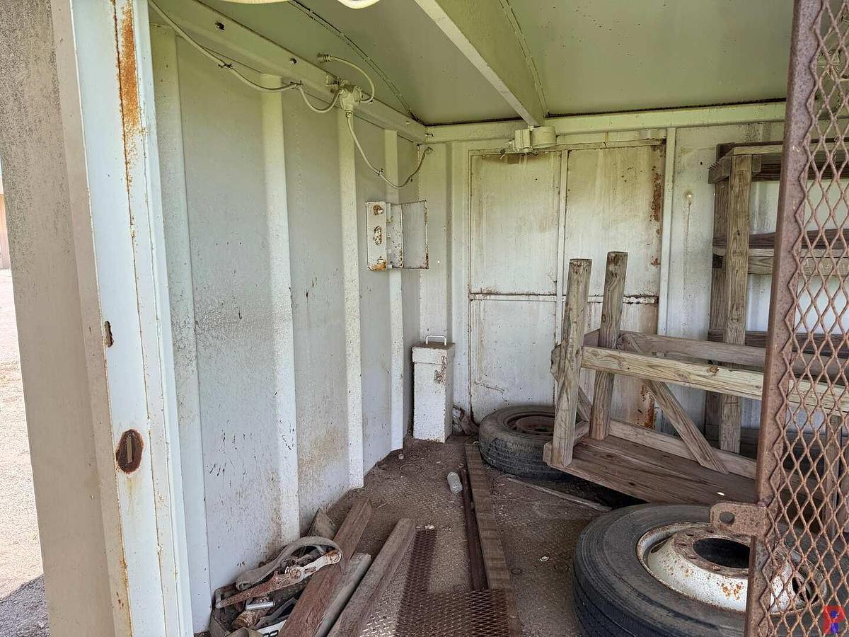 Used 24’L X 10.6’W X 9’H SKIDDED DOGHOUSE W/ OPEN SIDE SLIDING DOORS