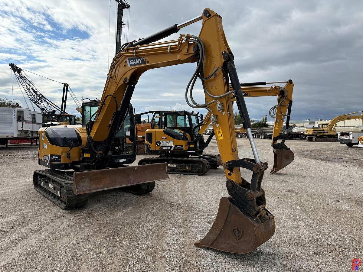 Used 2021 SANY SY80U COMPACT MINI EXCAVATOR **5 YEAR 5000 HOUR WARRANTY FROM IN SERVICE DATE**