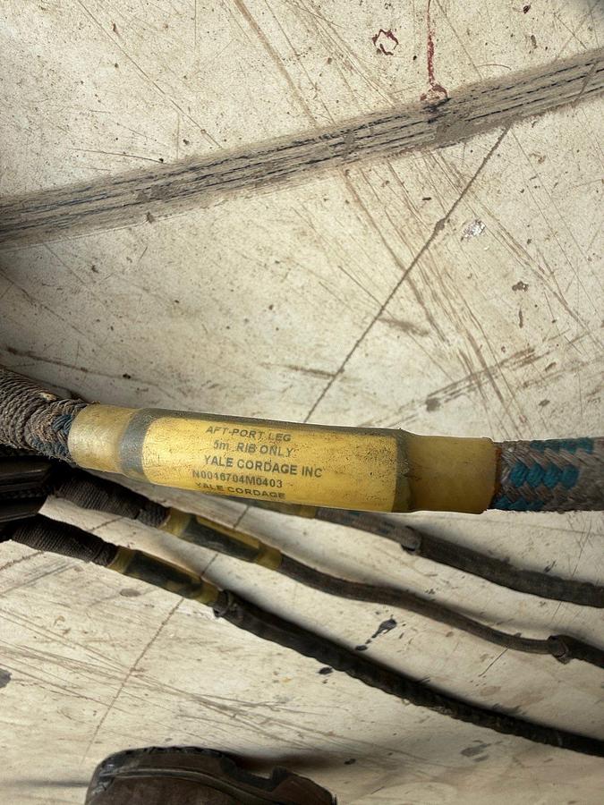 Used ½” Diameter, rated at 5:1Yale Cordage 4 Leg Lifting Sling